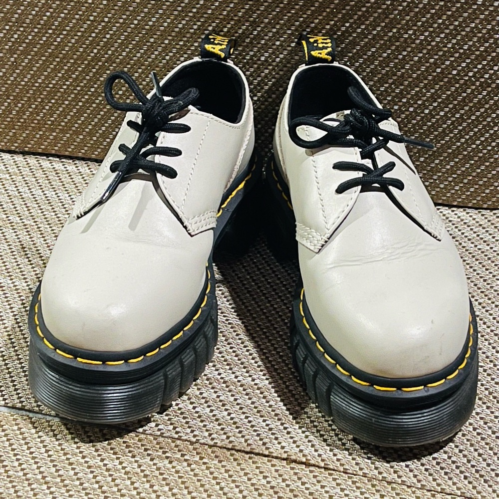 Dr. Martens Audrick Nappa Leather Platforms SIZE 7 Women’s